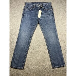 Outerknown SEA Jeans Local Straight Fit 30x30 Denim Faded Indigo Blue NWT